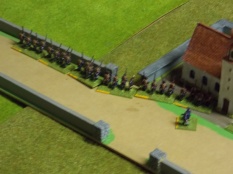 19l. Belgian infantry defending the church