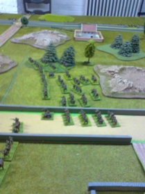 34. German advance towards the Zelzaete road