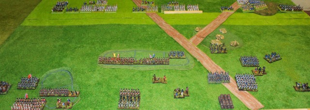 Panorama before the battle
