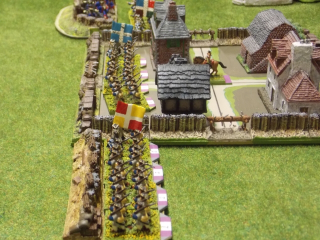 01. French infantry have fortified the village of Ramillies