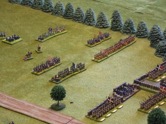 20. Danish and Reichsarmee brigades advance towards Taviers