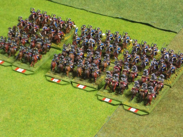 28. Another cavalry clash.  This time the odds are equal.