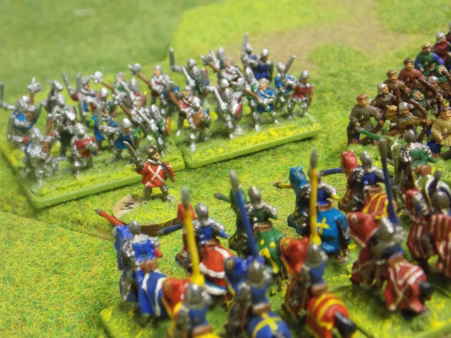 06. The English dismounted knights stand their ground